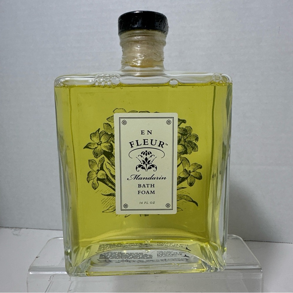 En Fleur Mandarin Bath Foam 16 fl oz. USA Rare Sealed New